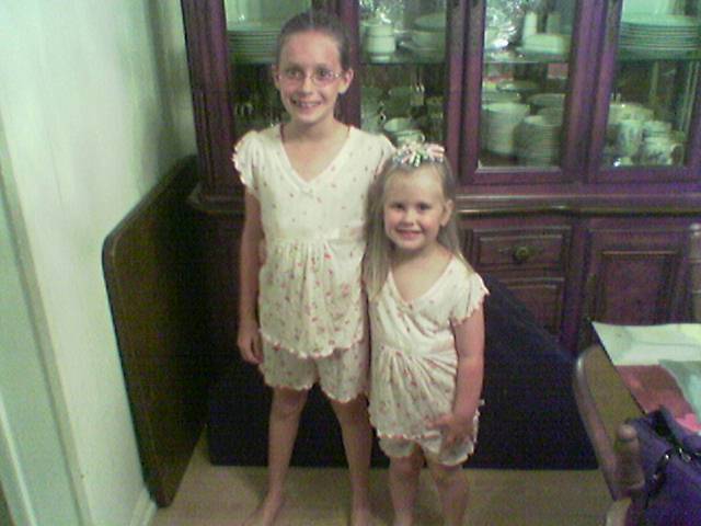 Taylor and cousin Alyssa model their brandnew matching pajamas courtesy of 